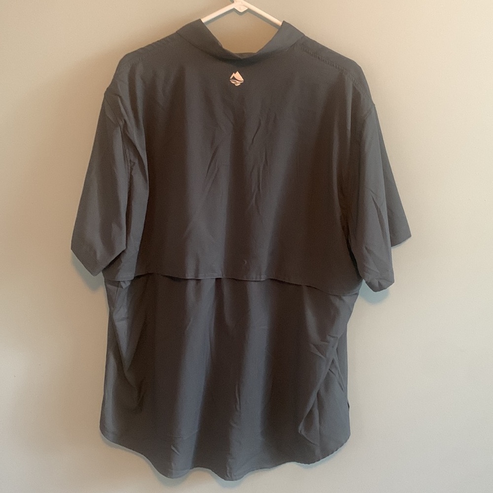 Men’s XL Ocean Coast Dark Grey Shirt Sleeve Shirt - Picture 3 of 6